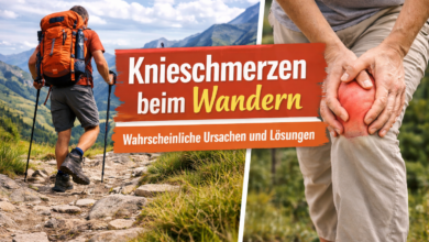 Knieschmerzen beim Wandern - Wahrscheinliche Ursachen und Lösungen