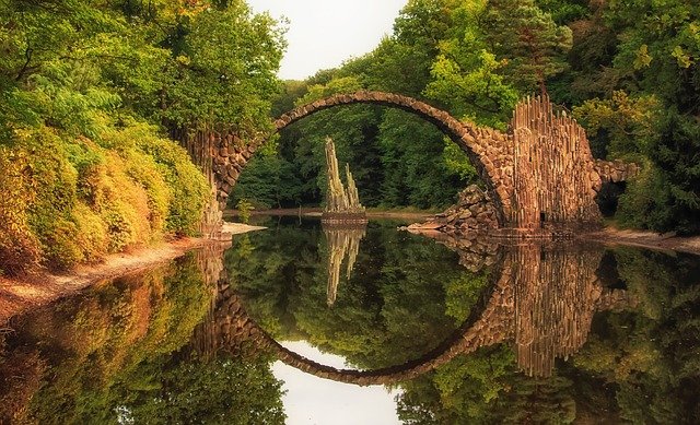 Rakotzbrücke, auch Teufelsbrücke genannt