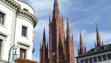 Wiesbaden Altstadt und markante Sehenswürdigkeiten